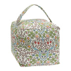 William Morris Printed Cube Shaped Blackthorn Doorstop (Size 17 Cm)
