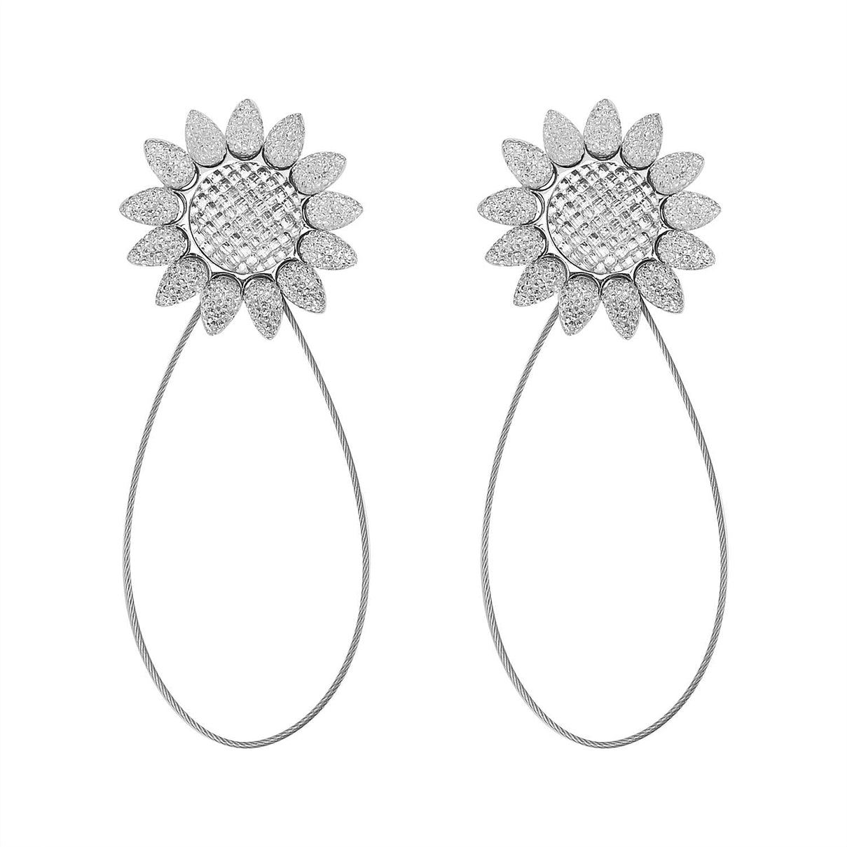 Set of 2 SunFlower Magnetic Curtain Tiebacks 7572880 0