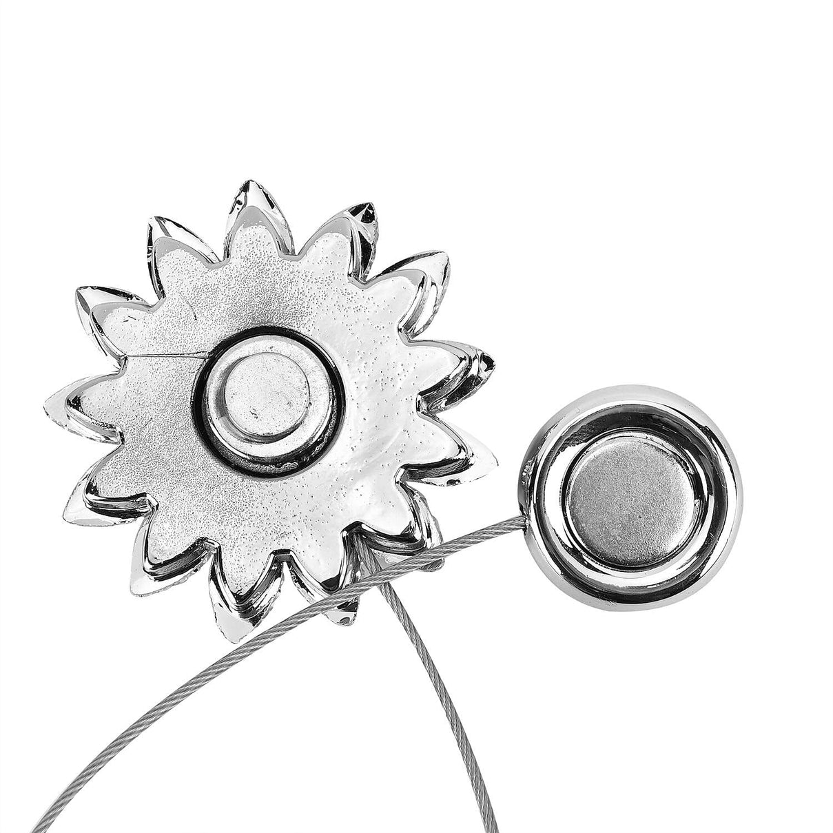 Set of 2 SunFlower Magnetic Curtain Tiebacks 7572880 1
