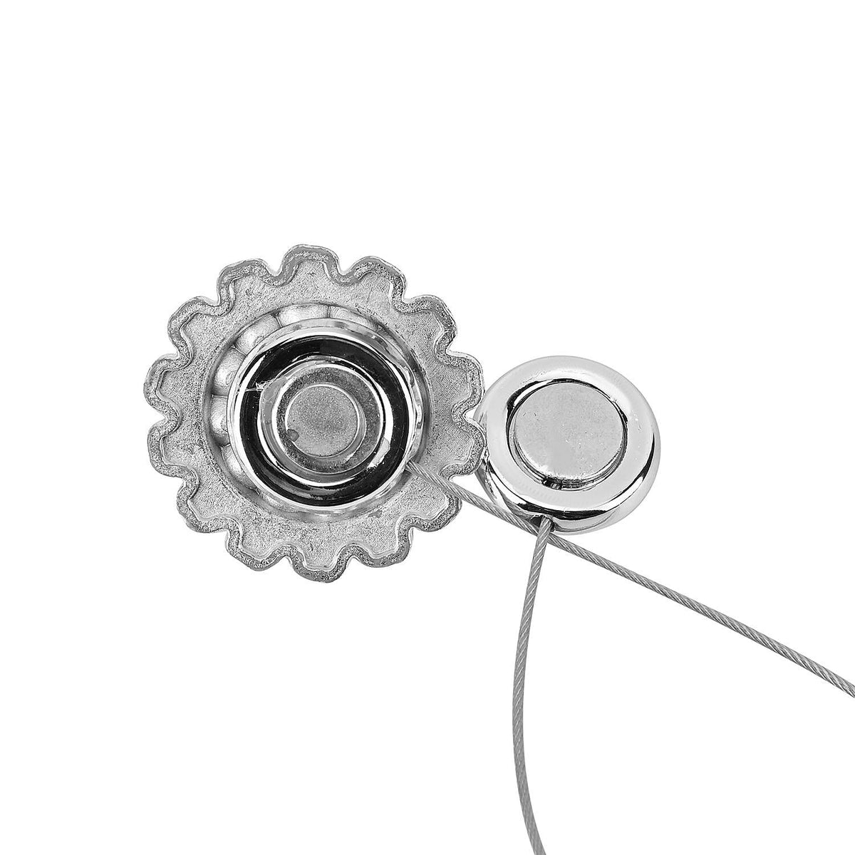 Set of 2 Plastic Pearl Flower Magnetic Curtain Tiebacks 7572820 1