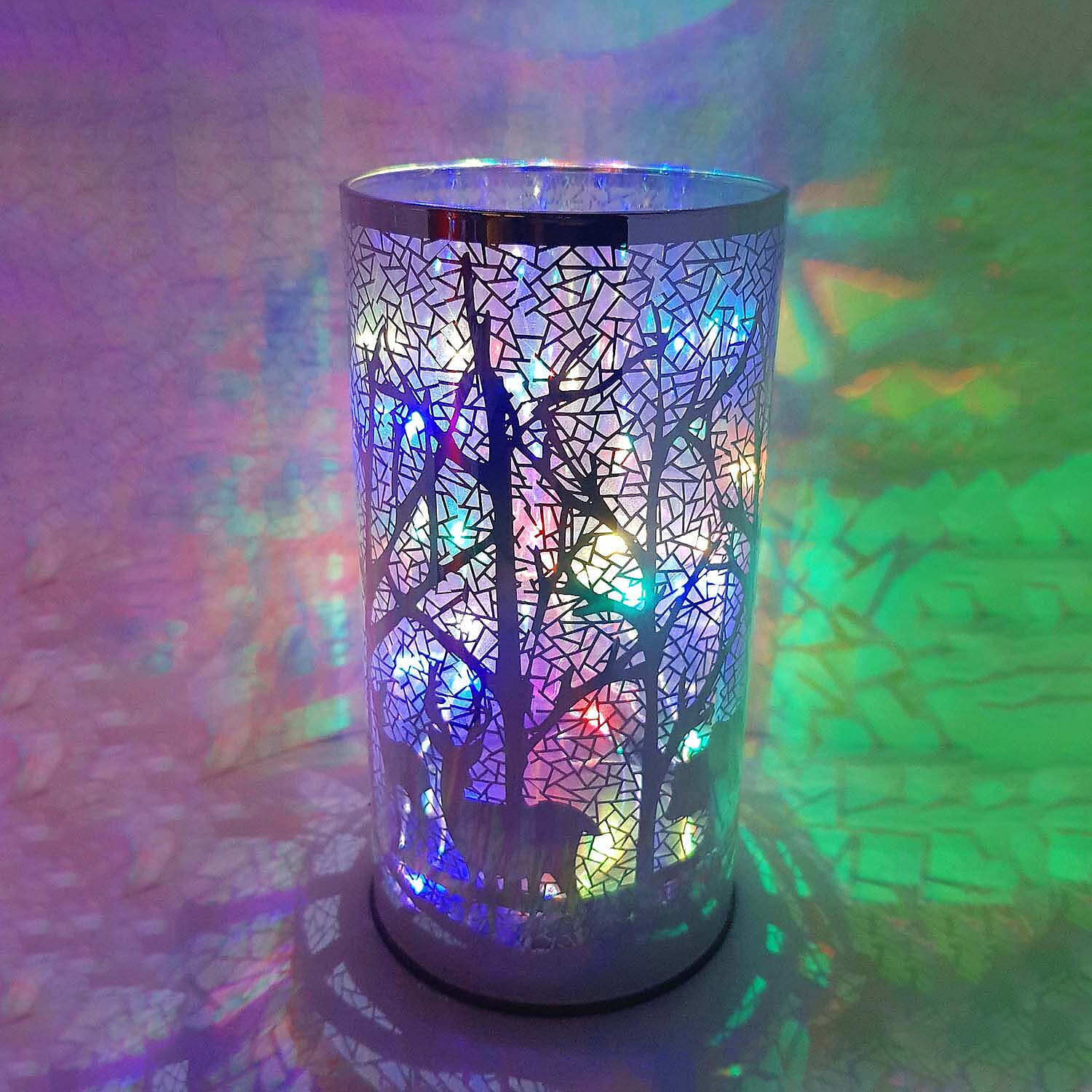 Glass Twinkler Winter Lamp Decorative Accent 7939194 0