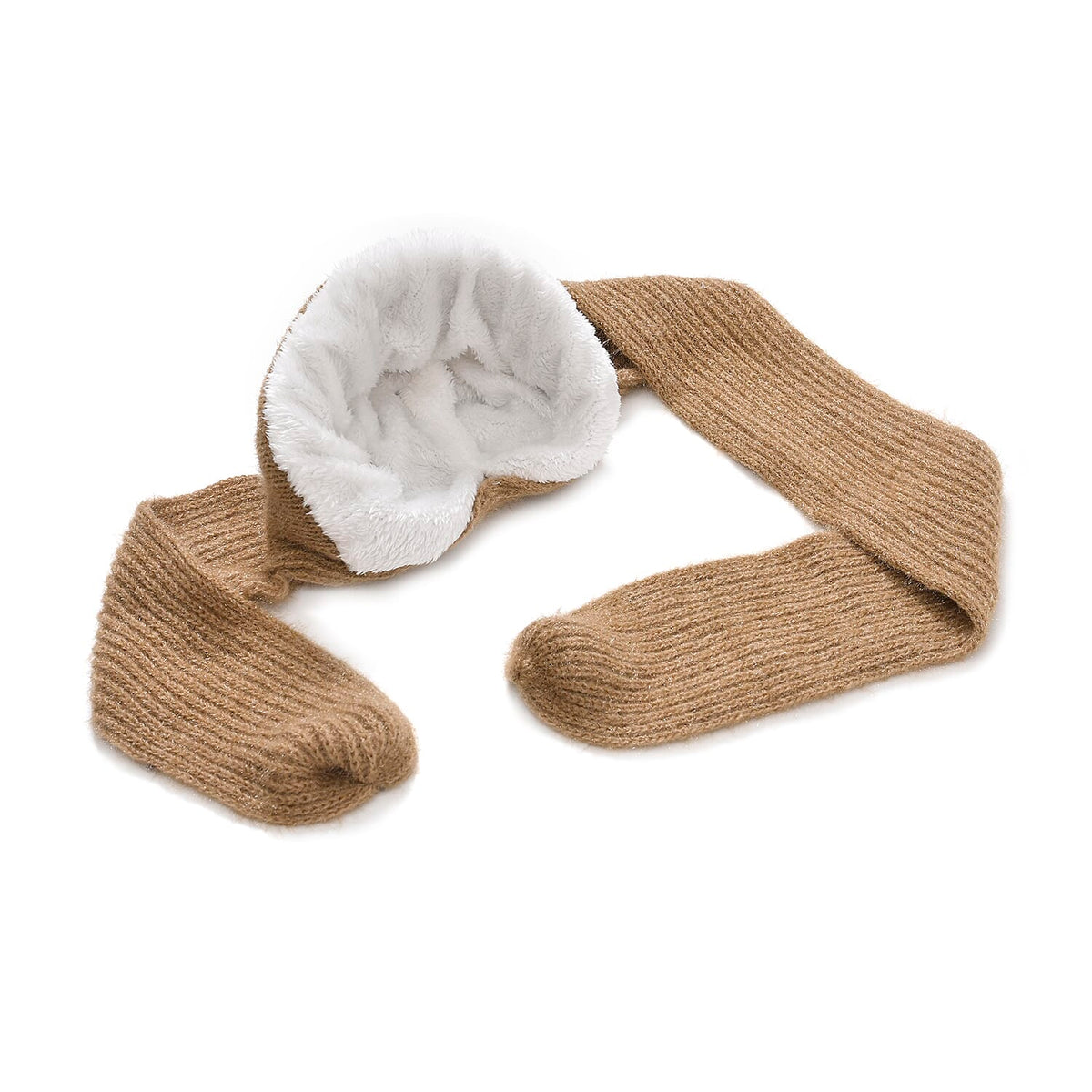 Winters Must Buy - Solid Beanie Cozy Cap and Scarf Set - Brown V32581361 8