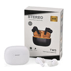 TWS True Wireless Earbuds - 150mAh Charging Case & 3-4 Hour Playtime - Grey