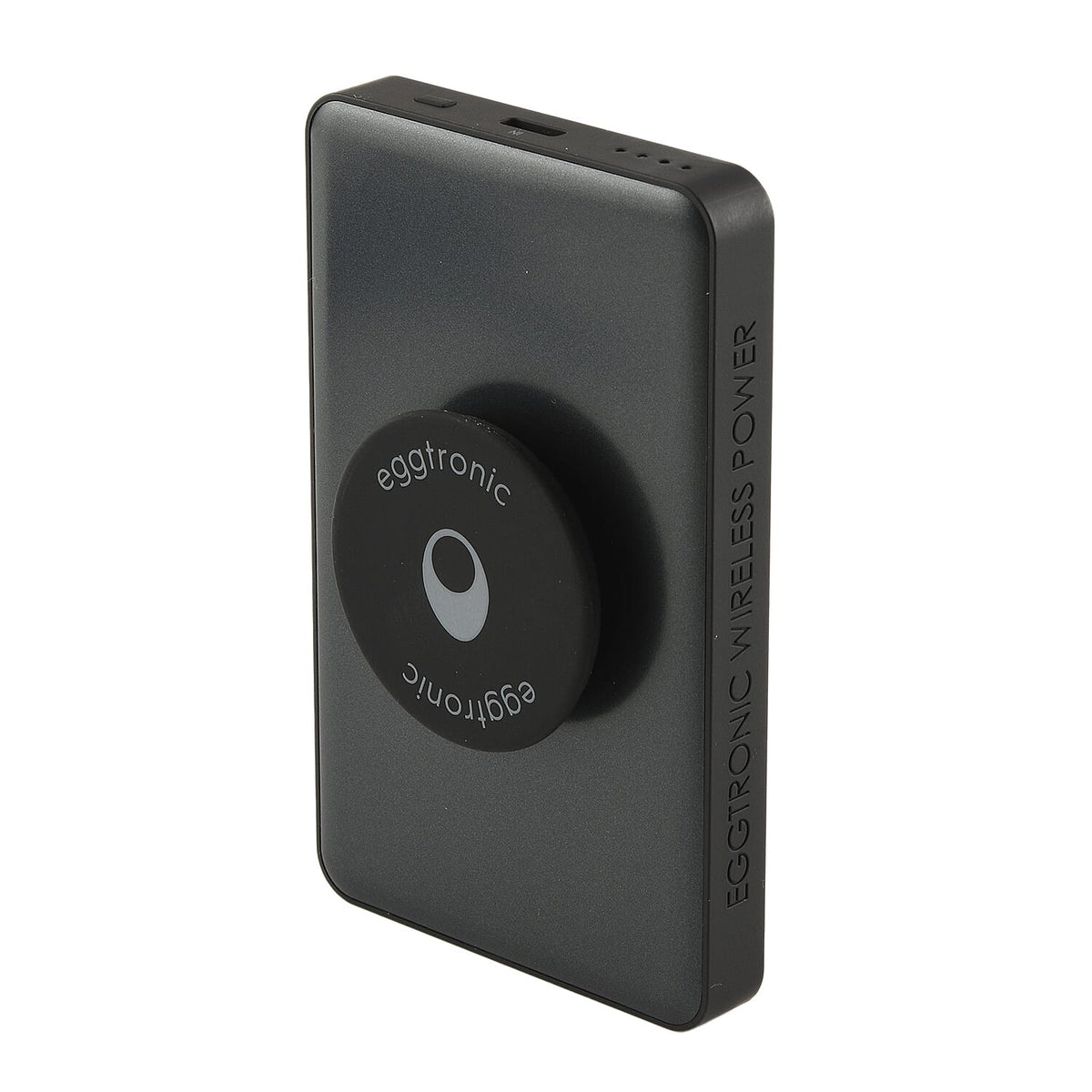 Wireless Power Popper Ultra-Fast 1500mAh Slim Battery Pack With Phone Pop Grip - Black 8020831 0
