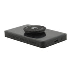 Wireless Power Popper Ultra-Fast 1500mAh Slim Battery Pack With Phone Pop Grip - Black