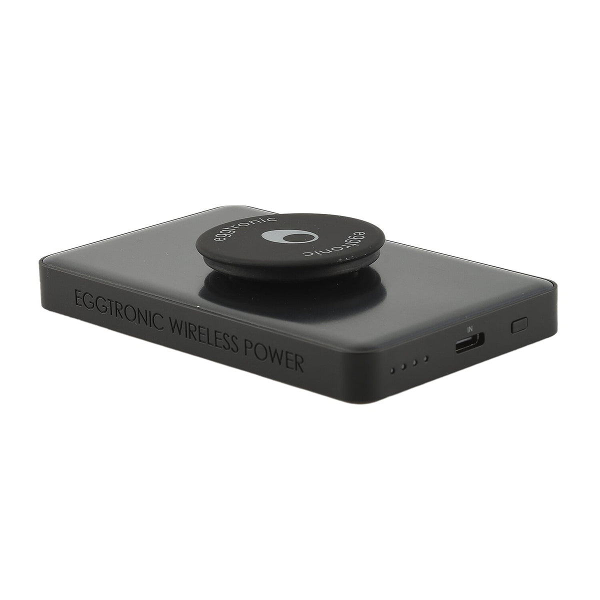 Wireless Power Popper Ultra-Fast 1500mAh Slim Battery Pack With Phone Pop Grip - Black 8020831 3