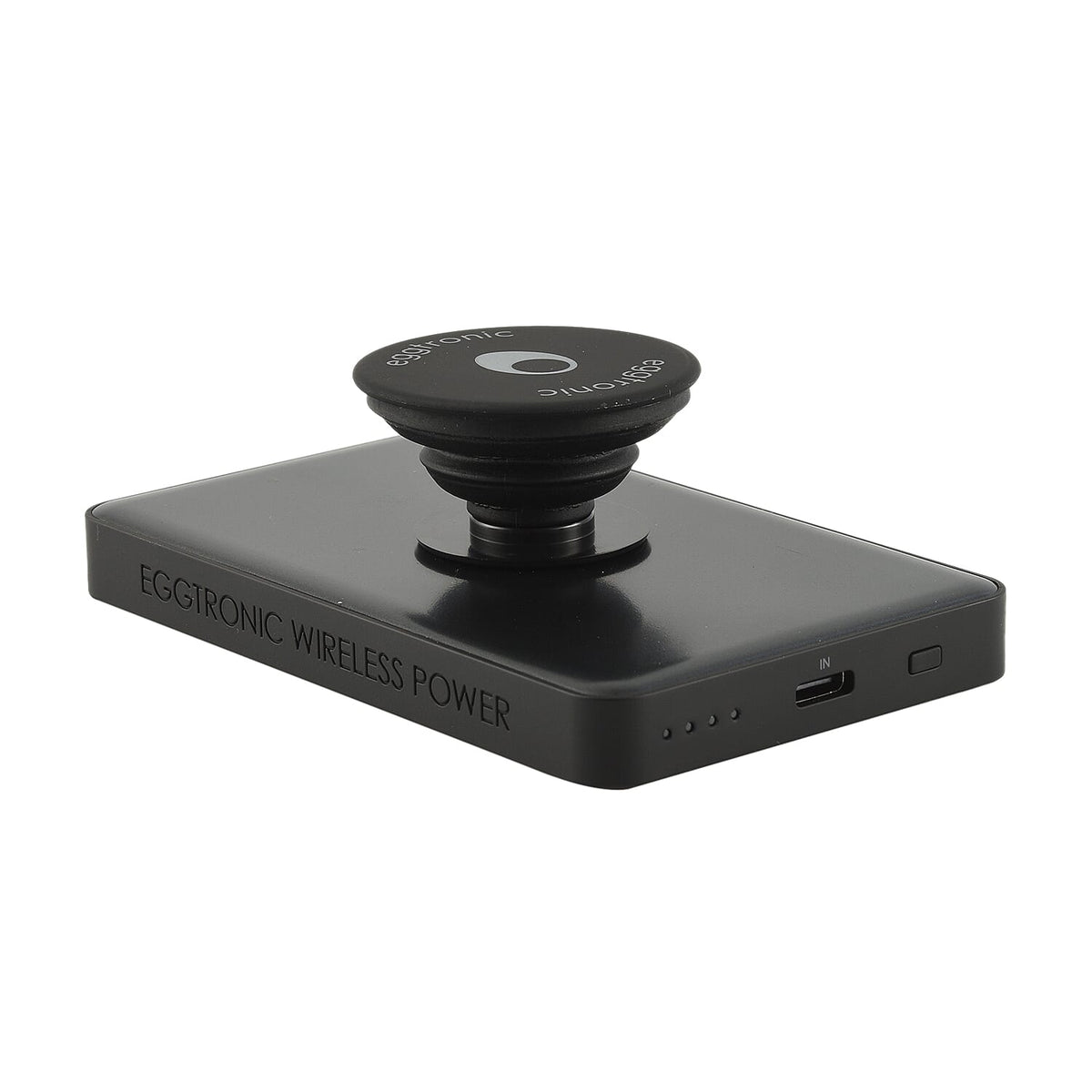 Wireless Power Popper Ultra-Fast 1500mAh Slim Battery Pack With Phone Pop Grip - Black 8020831 4