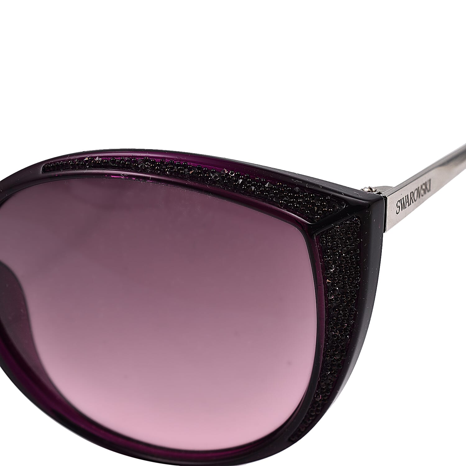 Women Purple Cat Eye Sunglasses Embedded With Small Crystals 6246260 4