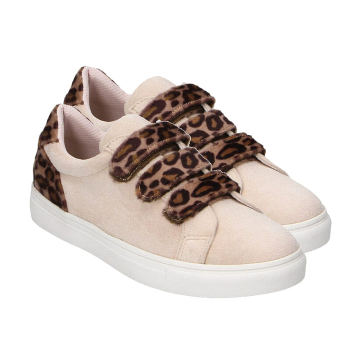 Women Trainer Shoes with Leopard Strap - Pink 6717319 1