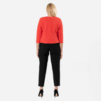Anonymous Crepe Bolero (Size 12) - Coral