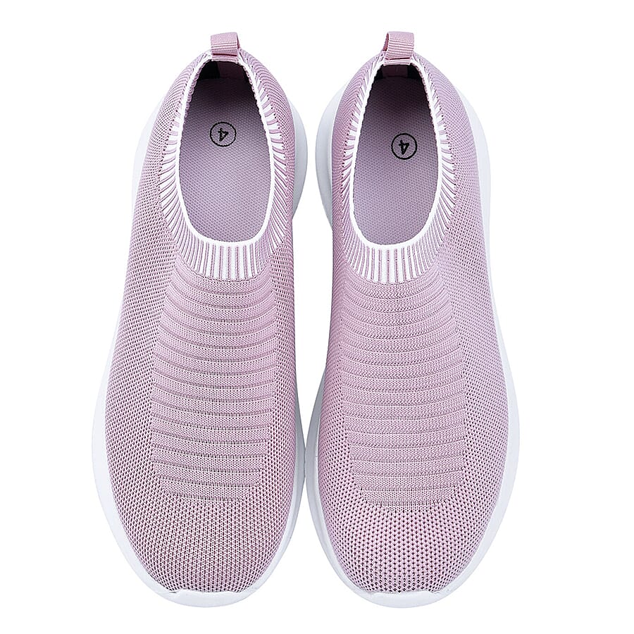 Women's Knitted Trainers - Pink 3878113 6