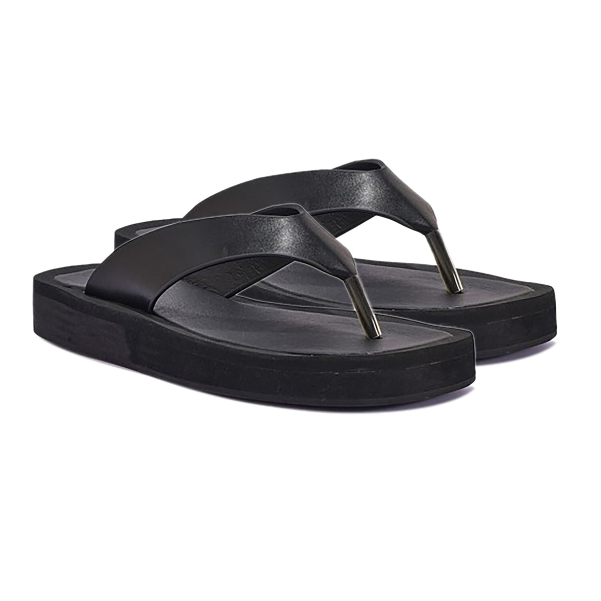 Women's Open-toe Slip-on Sandals - Black 7059332 0