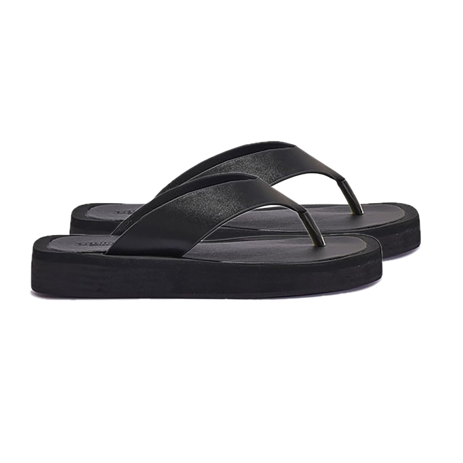Women's Open-toe Slip-on Sandals - Black 7059332 1