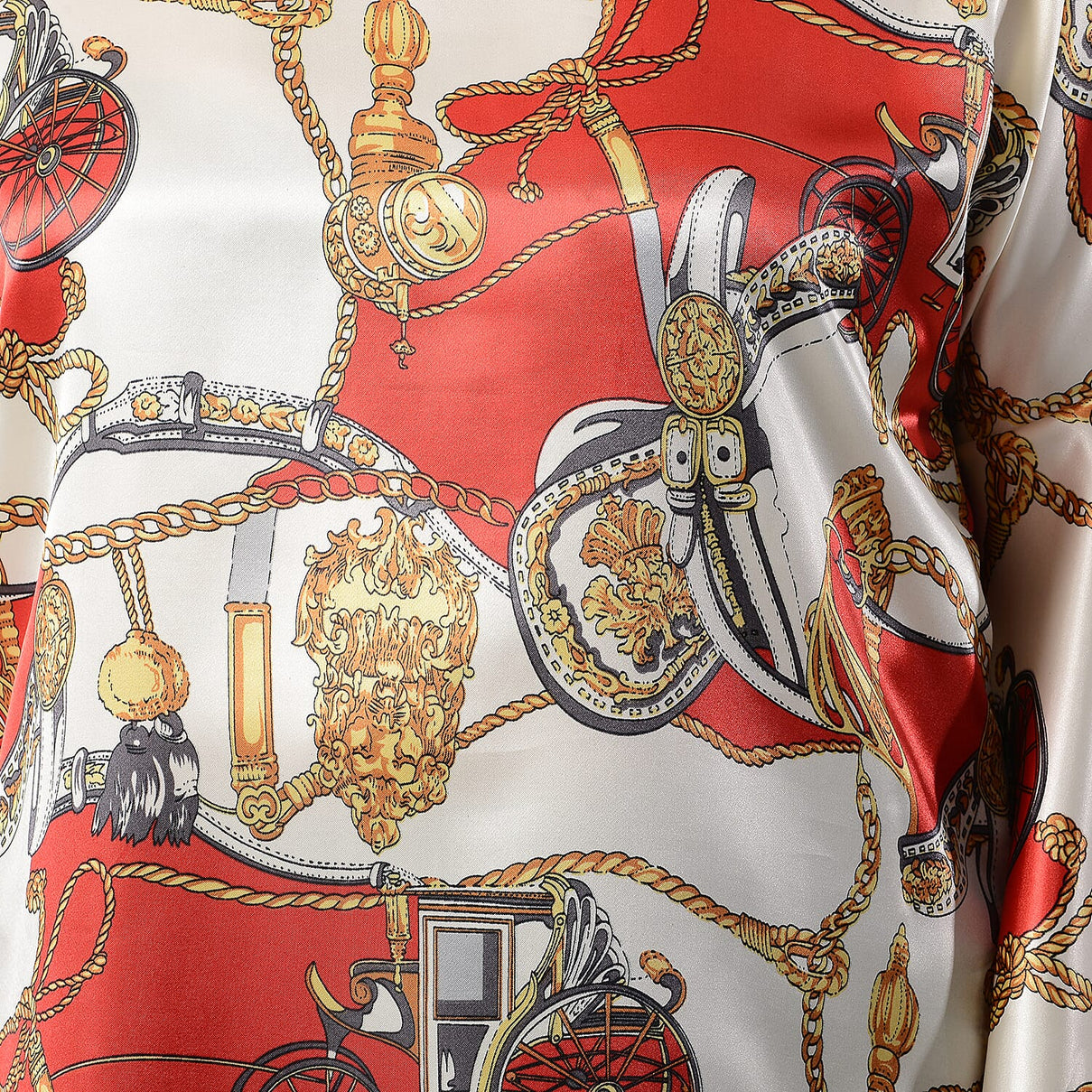 Womens Printed Bell Sleeves Top 6122695 3