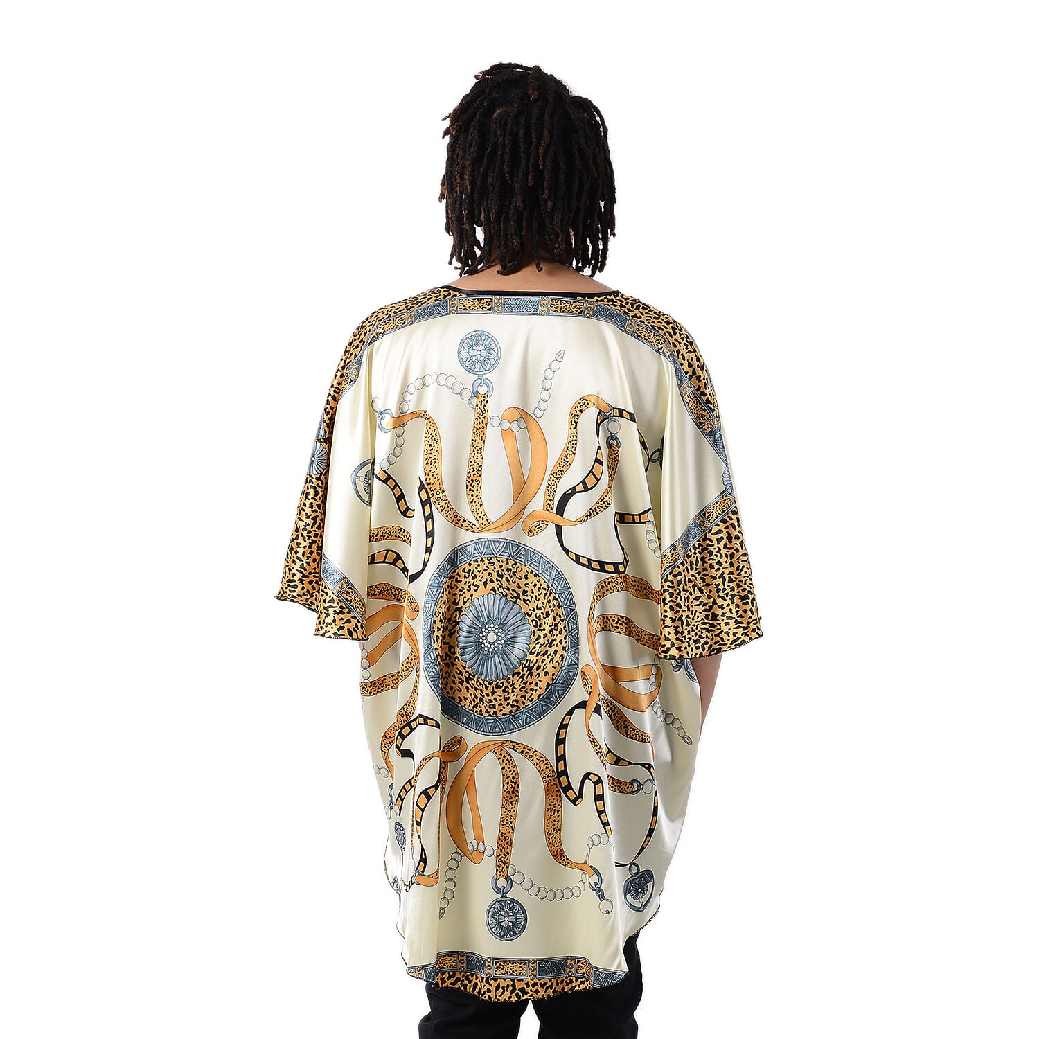 Womens Printed Short Sleeves Kaftan 6122676 1