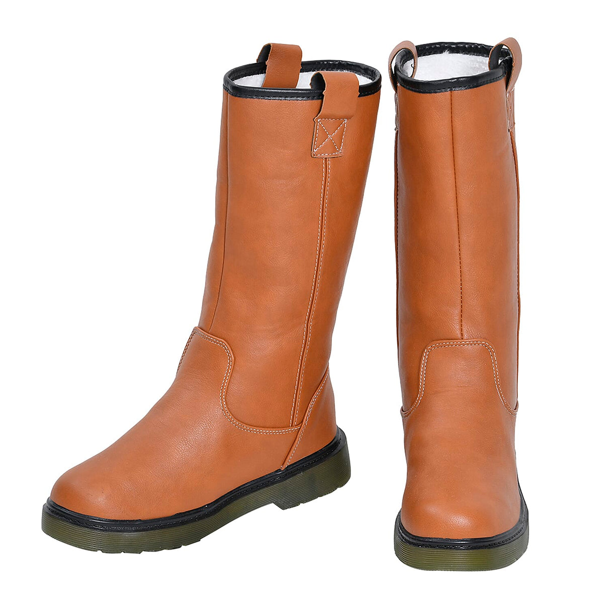 Womens Sherpa Insole Winter Boots - Brown 7585325 0