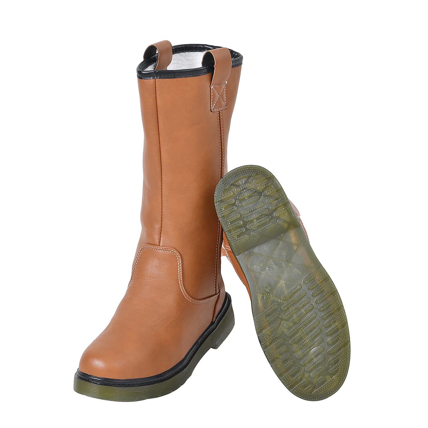Womens Sherpa Insole Winter Boots - Brown 7585325 4