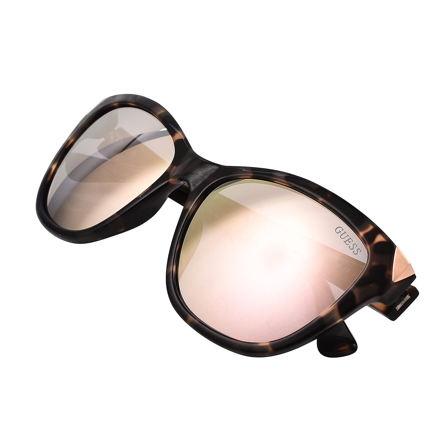 Womens Square Black Tort Sunglasses with Mirror Lenses 6512451 1