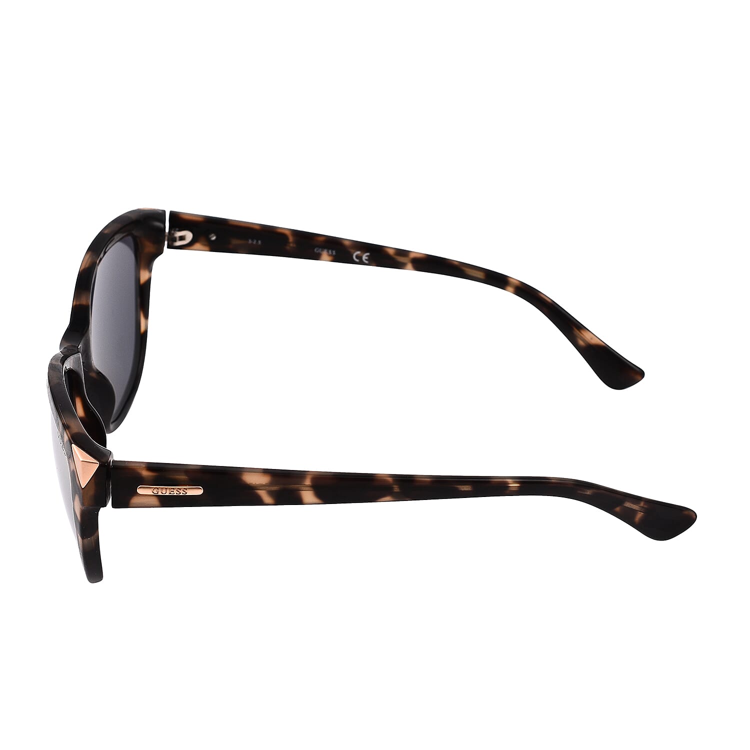Womens Square Black Tort Sunglasses with Mirror Lenses 6512451 3