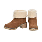 Winter Sherpa Inside Boot (Size 3) - Brown