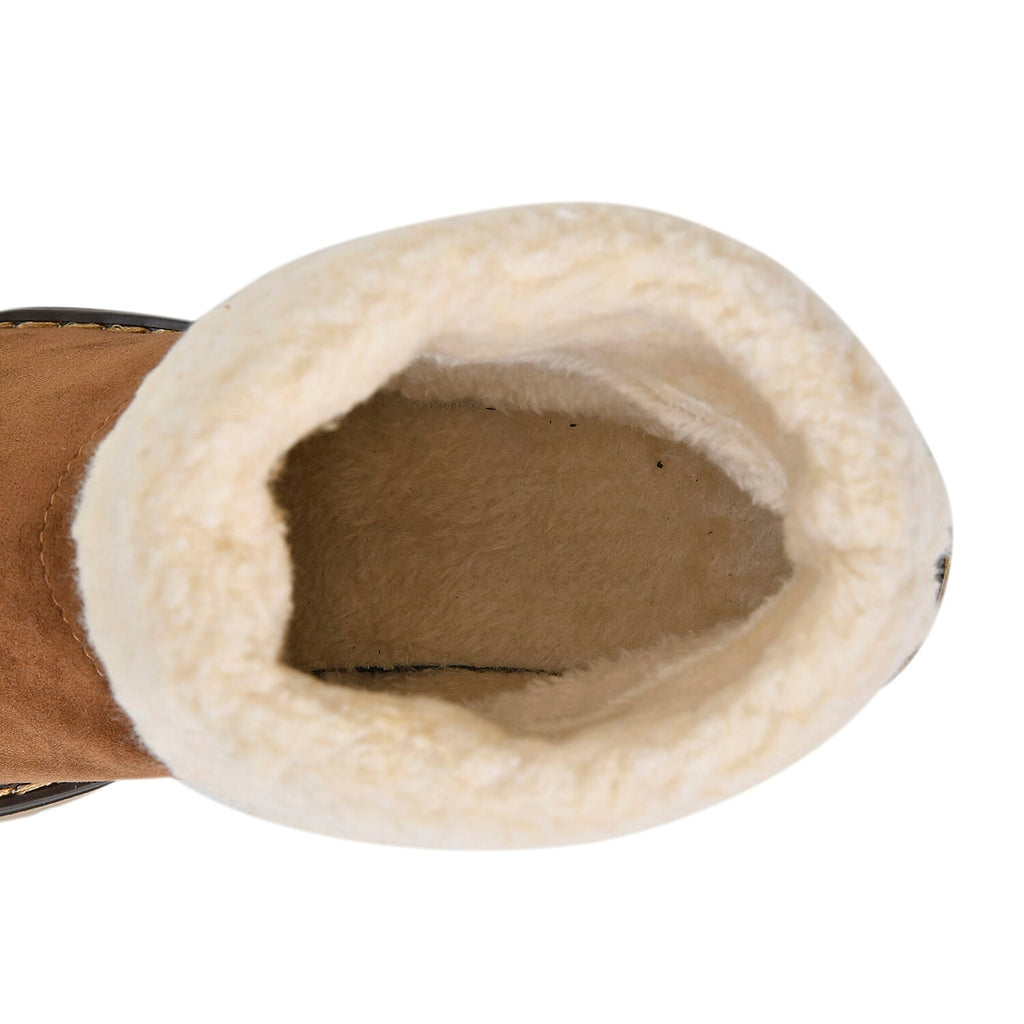 Winter Sherpa Inside Boot (Size 3) - Brown