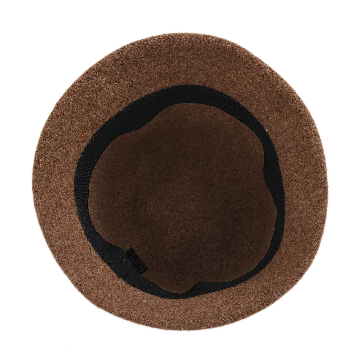 Classic Wool Bucket Hat for Ladies - Brown V32604066 5