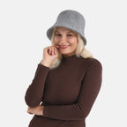 Wool Patterned Hat Cap and Earmuff