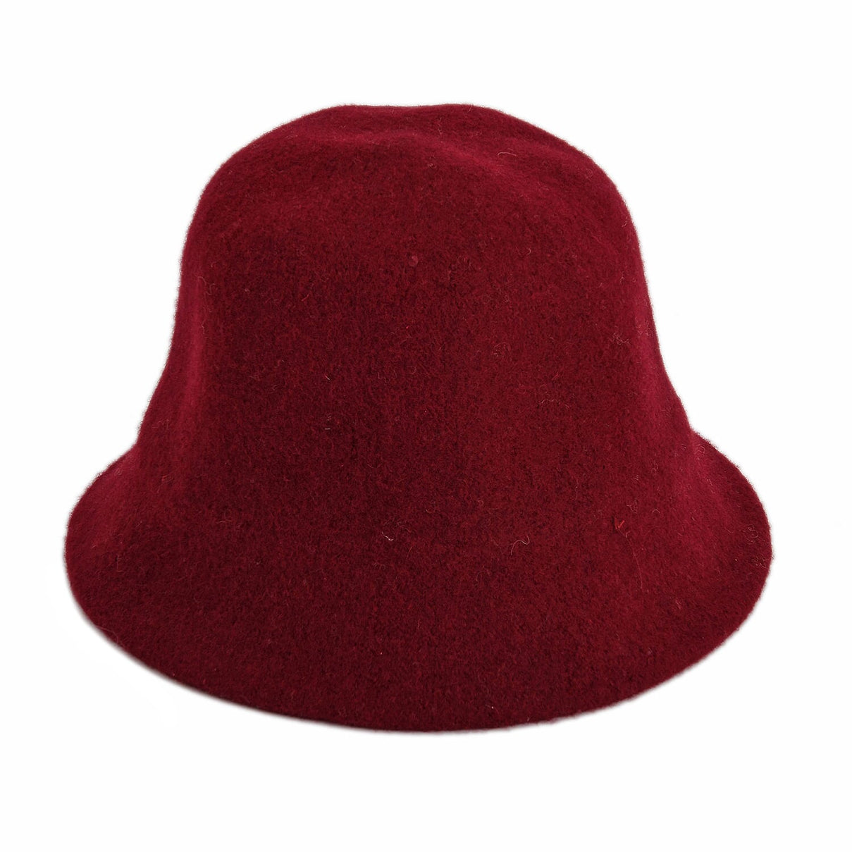 Classic Wool Bucket Hat for Ladies - Red V32350856 4