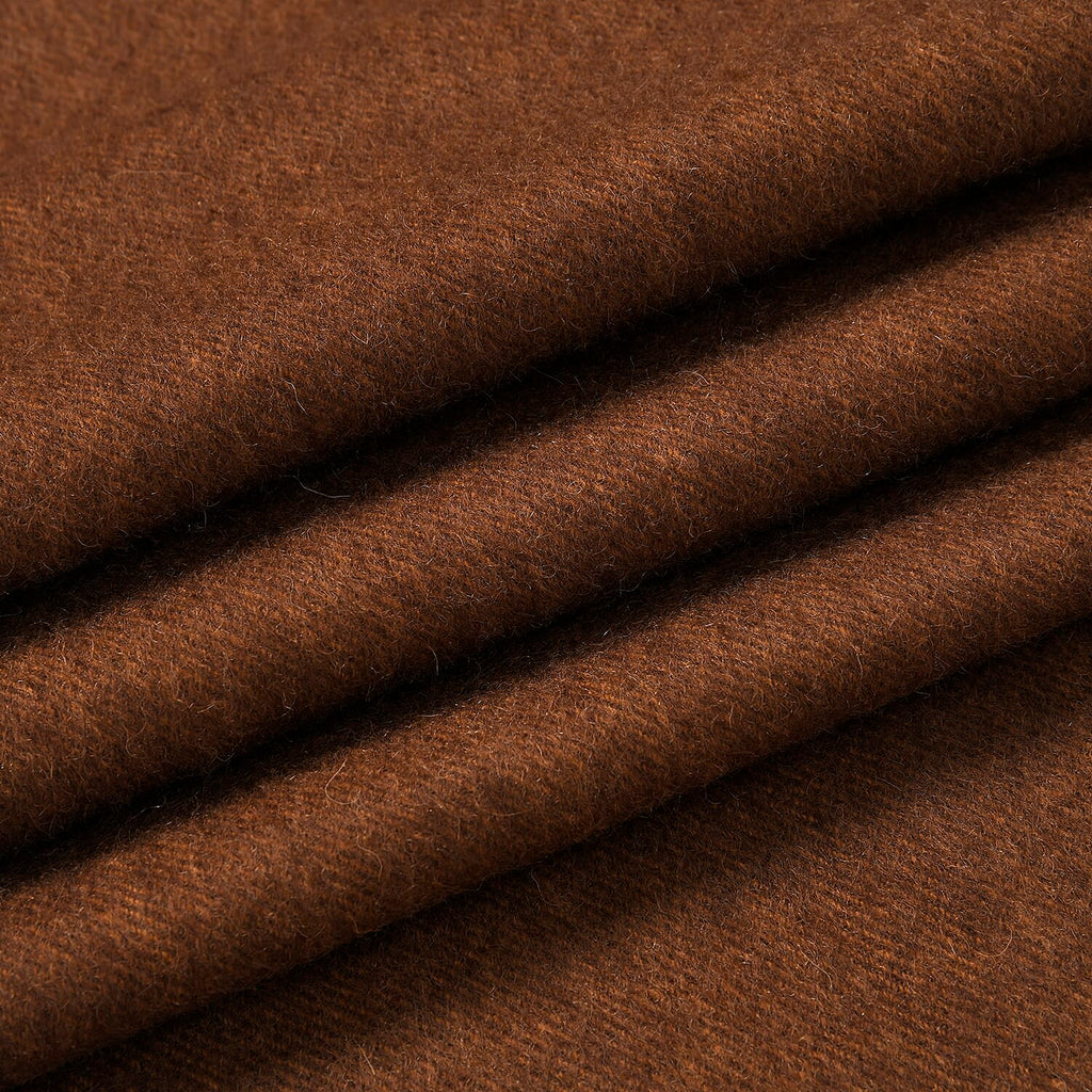 Stylish and Versatile Unisex 100% Wool Scarf - Brown
