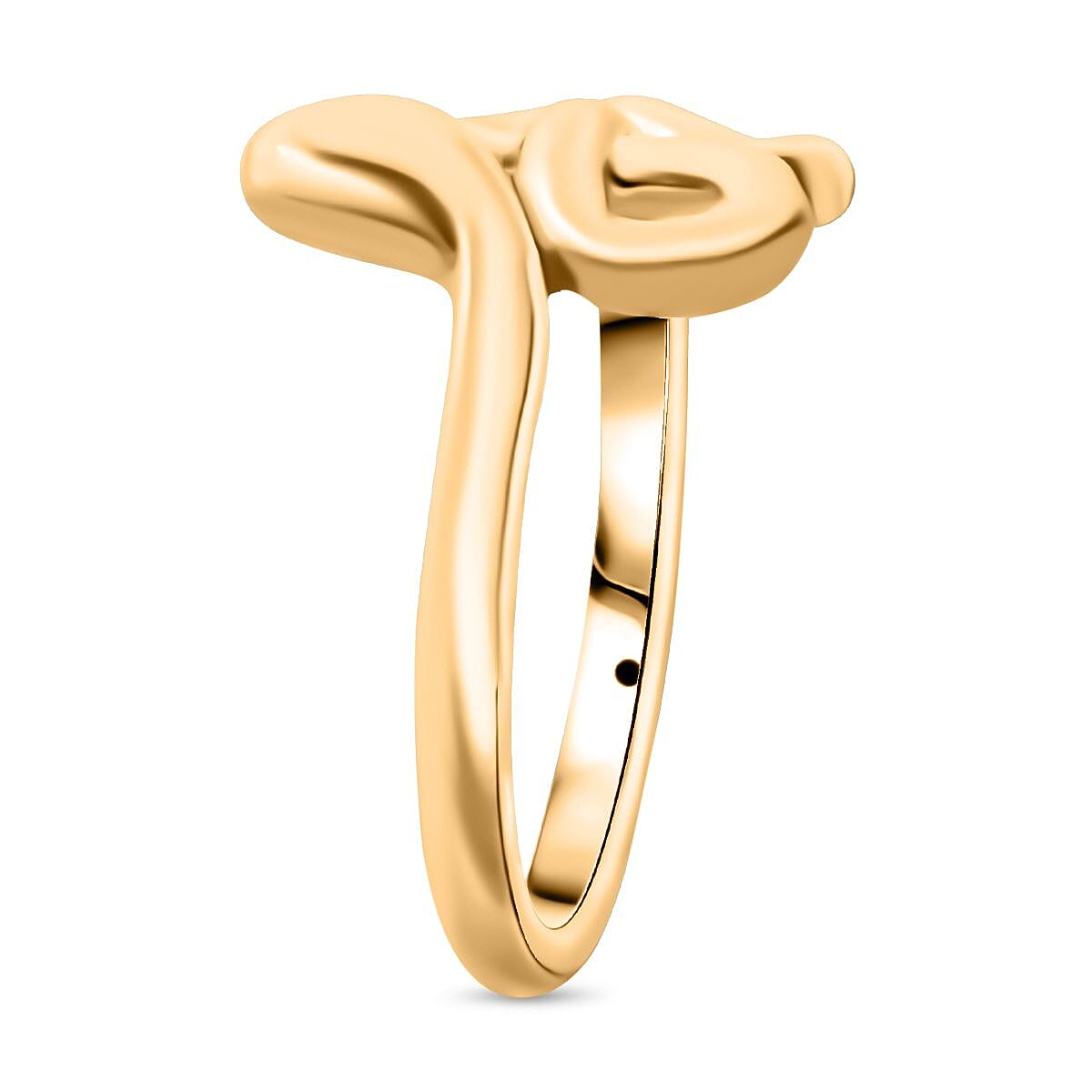 24K (99.99% Purity) Yellow Gold Serpent Ring 8133295 14