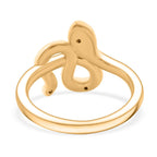 One Time Deal- 24K (99.99% Purity) Yellow Gold Serpent Ring