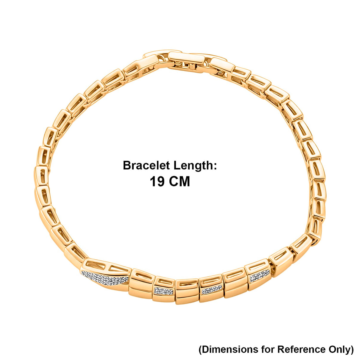 Designer Inspired- Yellow Cubic Zirconia Bracelet (Size - 7.5) 8273016 5
