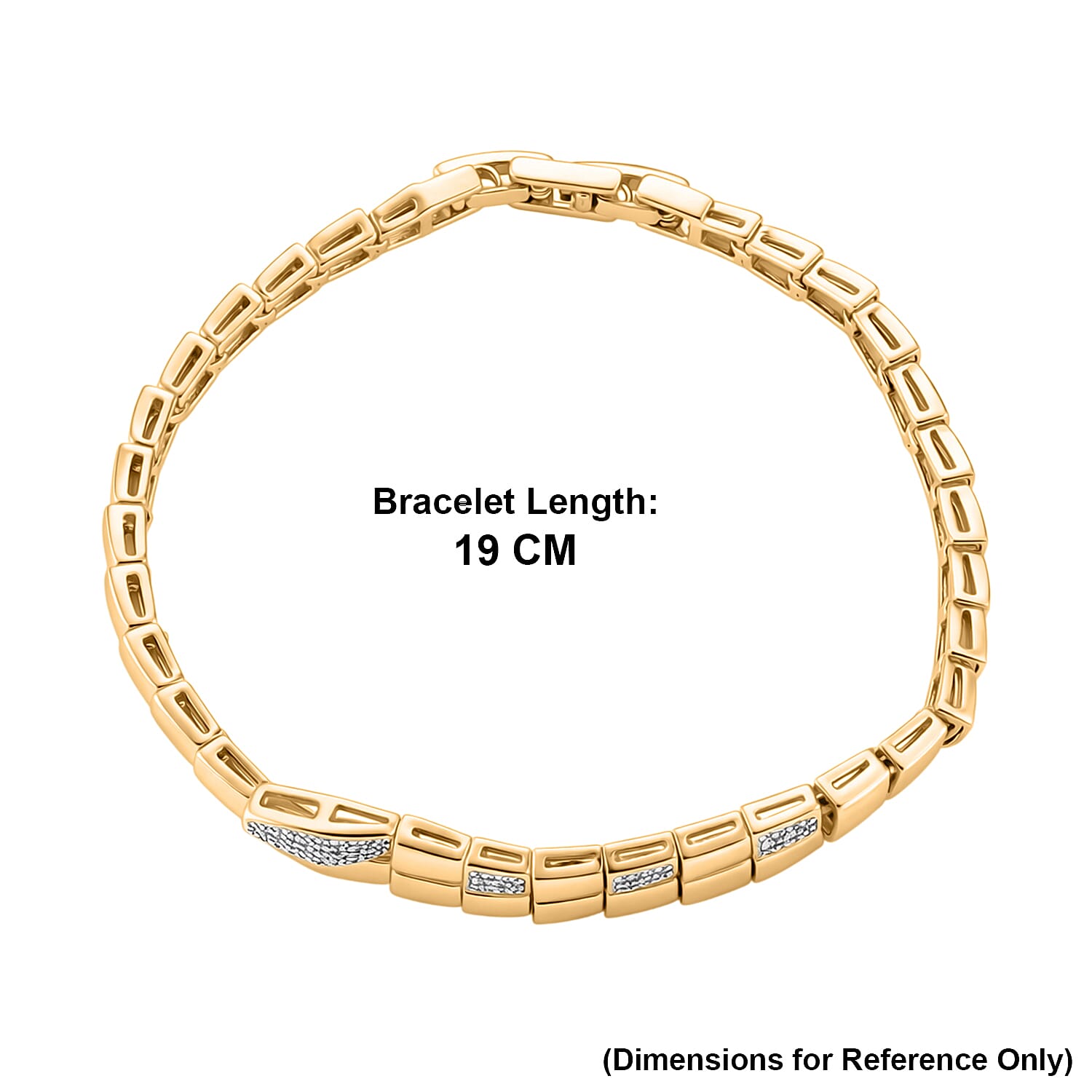 Designer Inspired- Yellow Cubic Zirconia Bracelet (Size - 7.5) 8273016 5