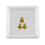 Yellow Cubic Zirconia Pear Shape Gemstone 0.86 Ct. - 5x3 mm