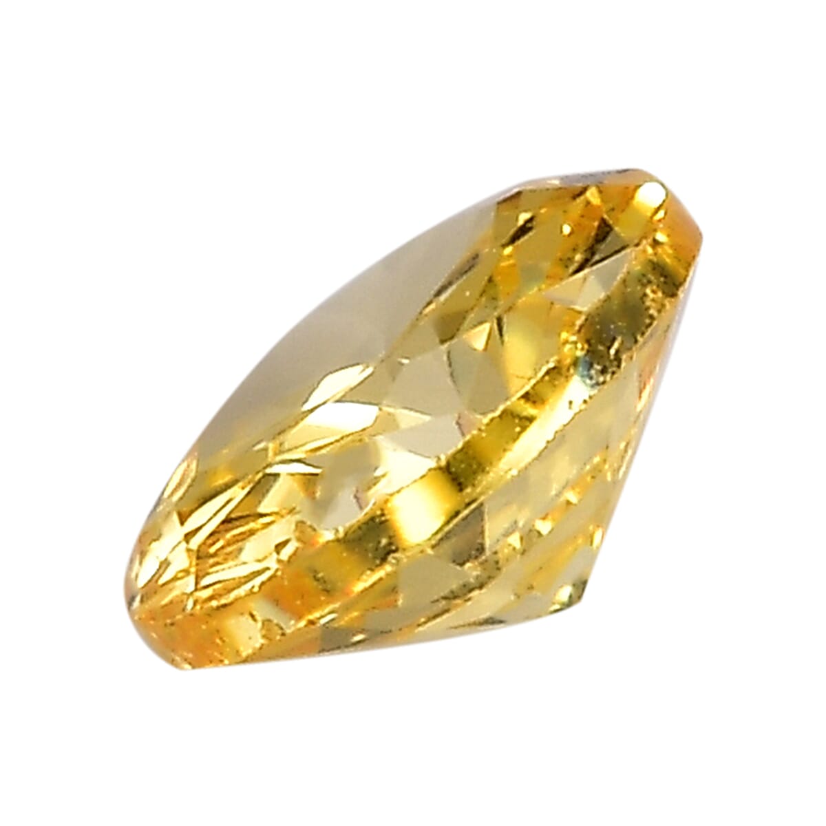 1.17 Ct. Set of 3 Yellow Cubic Zirconia Loose Gemstones in Round Shape ( 4 mm) 8072319 2