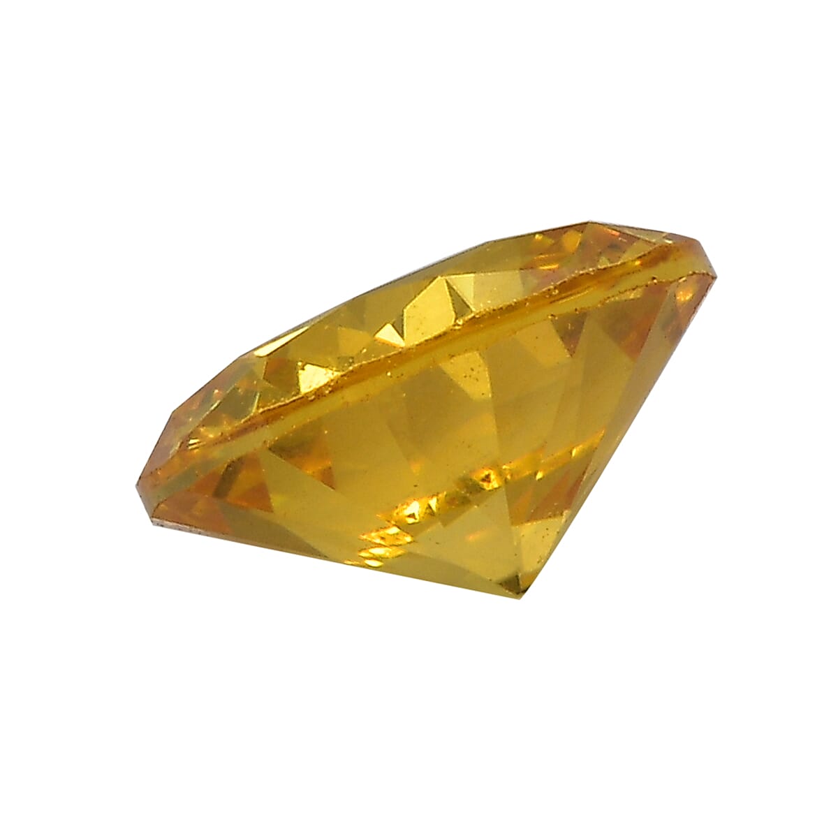 1.95 Ct. Yellow Cubic Zirconia Loose Gemstone in Round Shape (7 mm) 8071367 2