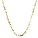 Vegas Close Out - Yellow Gold Overlay Sterling Silver Valentino Chain (Size - 24)