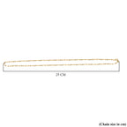 Vegas Close Out - Yellow Gold Overlay Sterling Silver Valentino Chain (Size - 24)