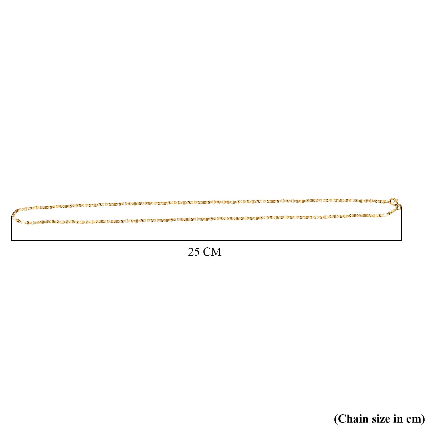 Vegas Close Out - Yellow Gold Overlay Sterling Silver Valentino Chain (Size - 24) 7814611 4