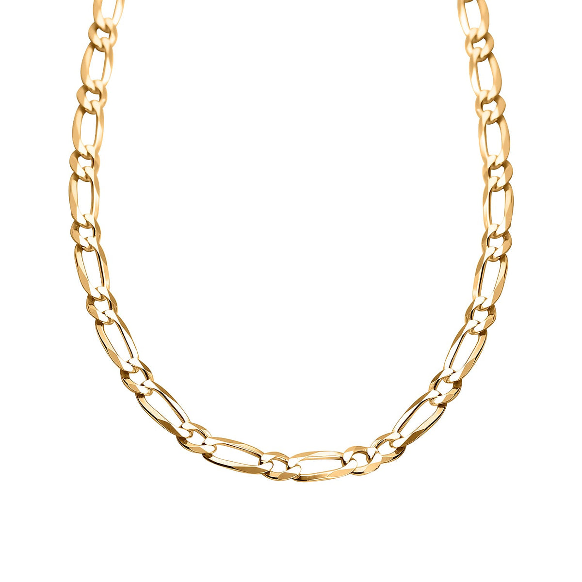 CloseOut-Yellow Gold Overlay Sterling Silver Necklace (Size - 18-2 Inch Ext.) 7385094 0