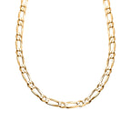 CloseOut-Yellow Gold Overlay Sterling Silver Necklace (Size - 18-2 Inch Ext.)
