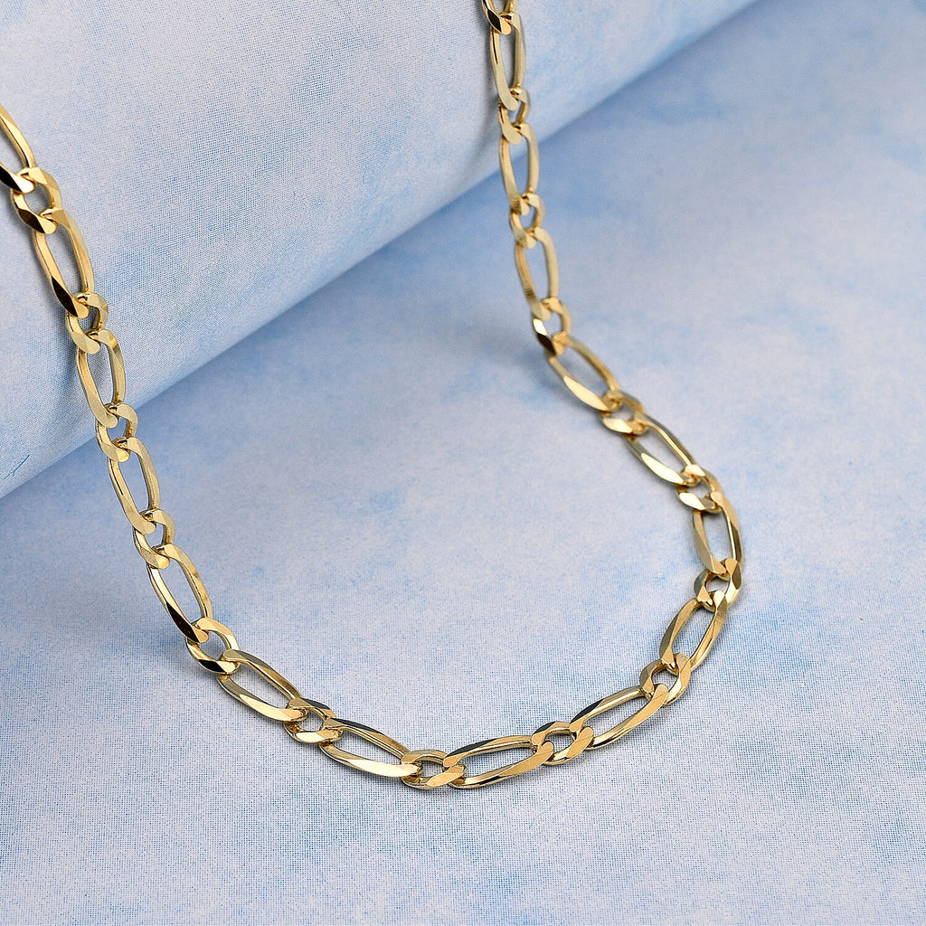 CloseOut-Yellow Gold Overlay Sterling Silver Necklace (Size - 18-2 Inch Ext.)