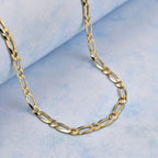 CloseOut-Yellow Gold Overlay Sterling Silver Necklace (Size - 18-2 Inch Ext.)