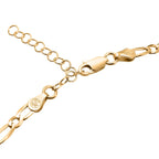 CloseOut-Yellow Gold Overlay Sterling Silver Necklace (Size - 18-2 Inch Ext.)