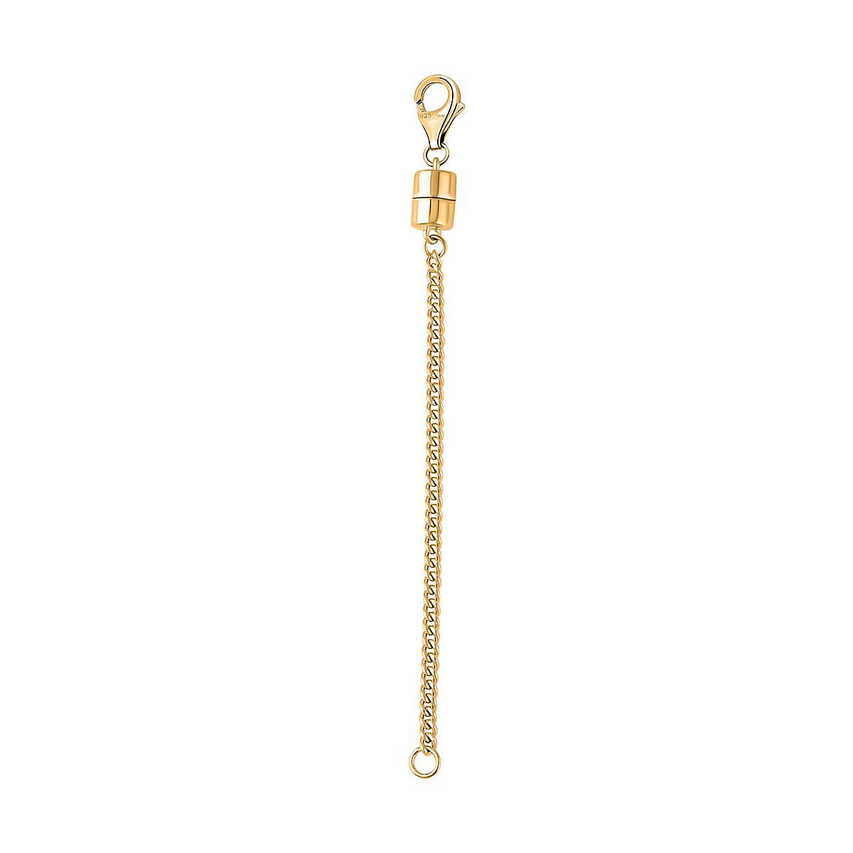 Yellow Gold Overlay Sterling Silver Lobster Lock 7378555 0