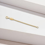 Yellow Gold Overlay Sterling Silver Lobster Lock