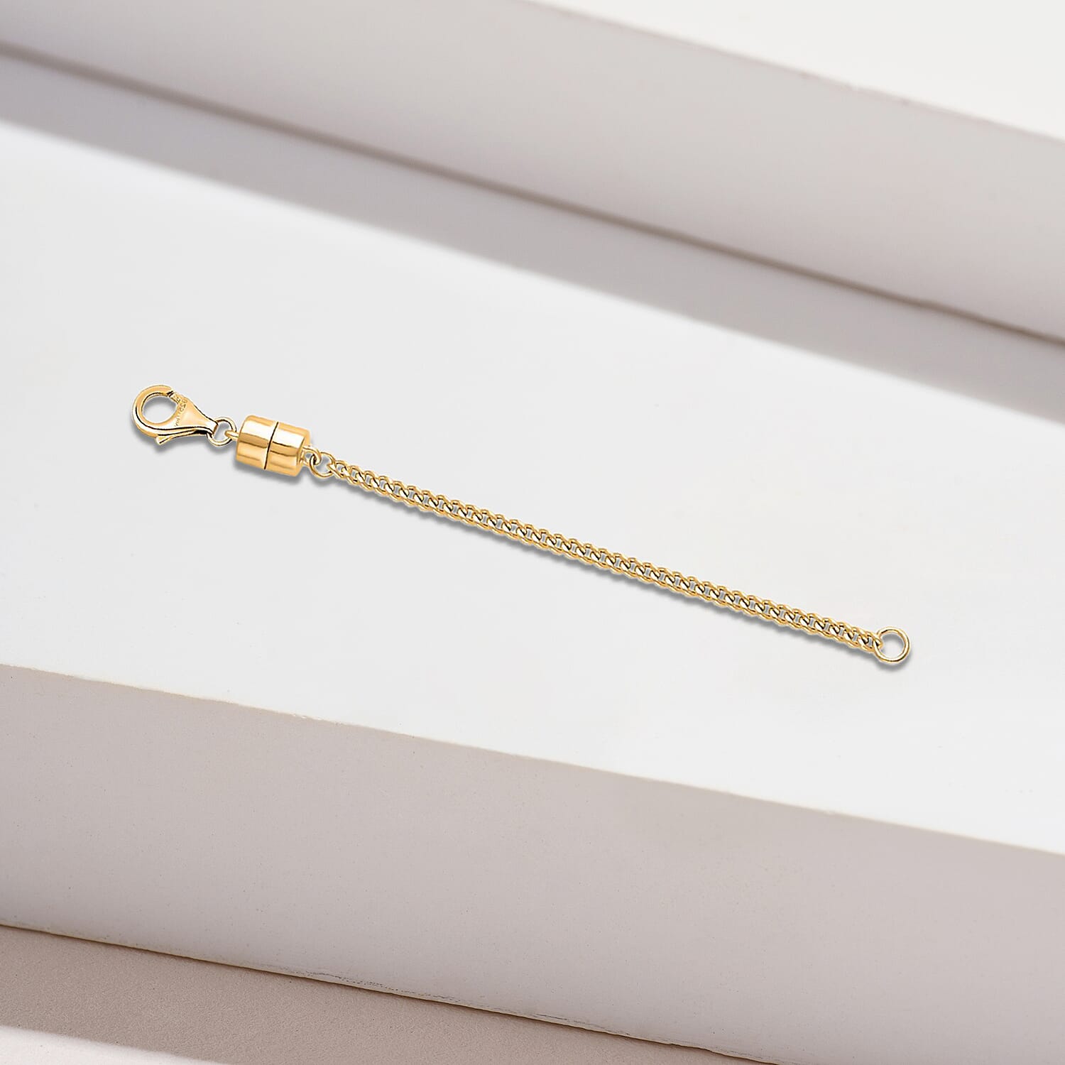 Yellow Gold Overlay Sterling Silver Lobster Lock 7378555 2