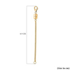 Yellow Gold Overlay Sterling Silver Lobster Lock