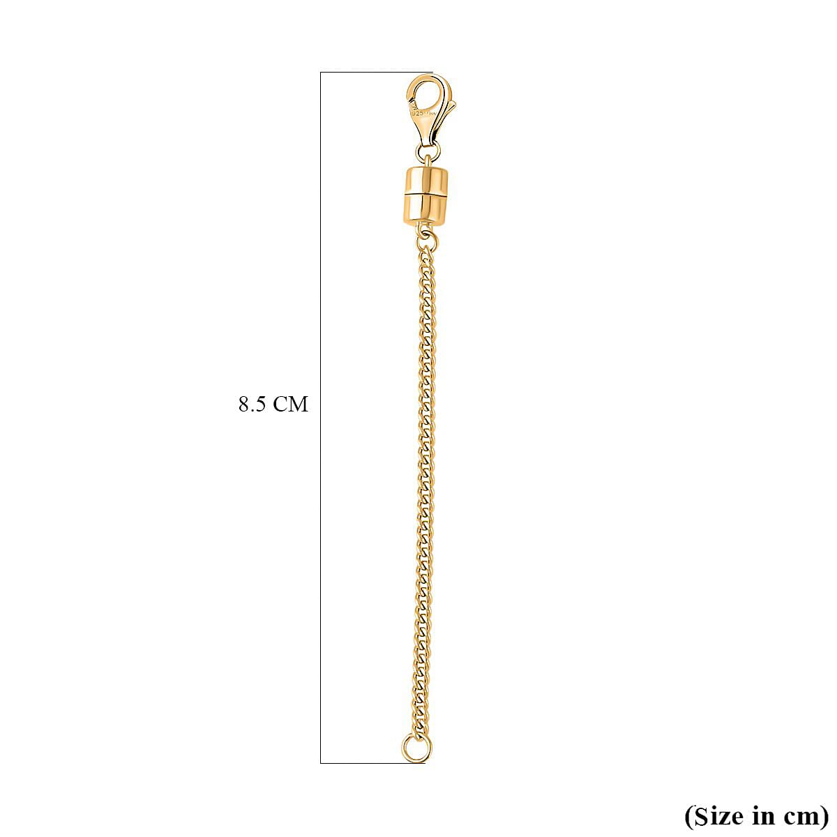 Yellow Gold Overlay Sterling Silver Lobster Lock 7378555 3