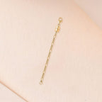 Yellow Gold Overlay Sterling Silver Lobster Lock